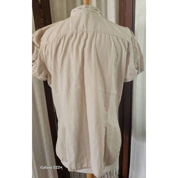 Gap striped button-up top - Picture 7 of 8